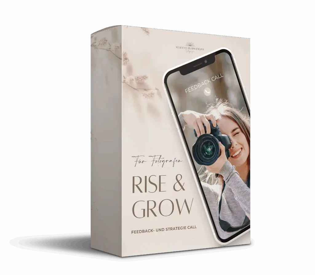 Fotografen Coaching, Feedback Call, Portfolio Analyse, Portfolio Review Rise and Grow Stefanie Fleischmann