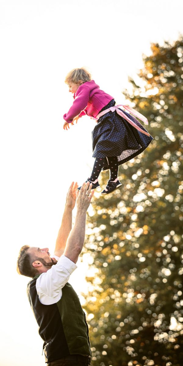 Papa und Kind
