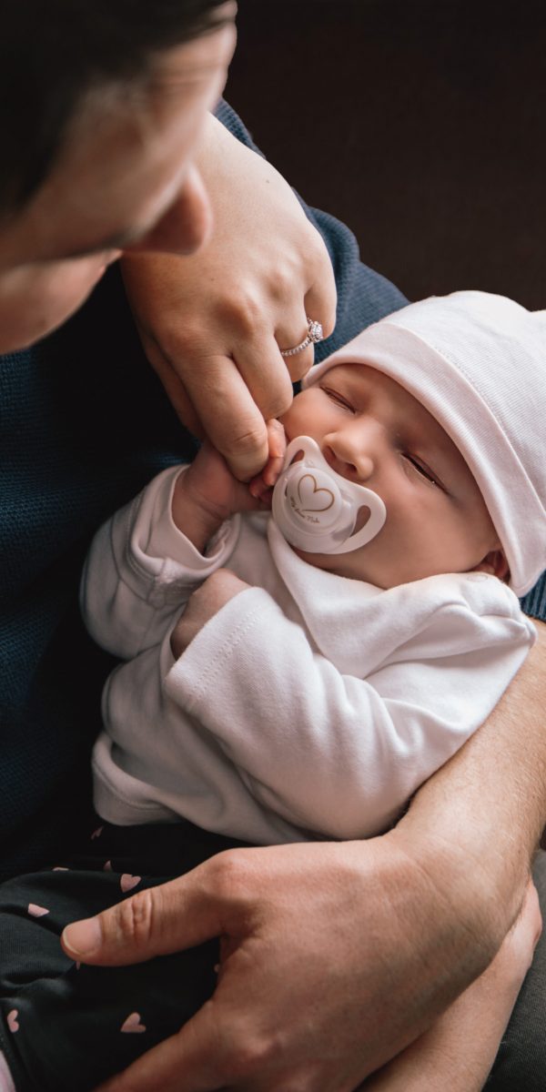 Lena mit Papa